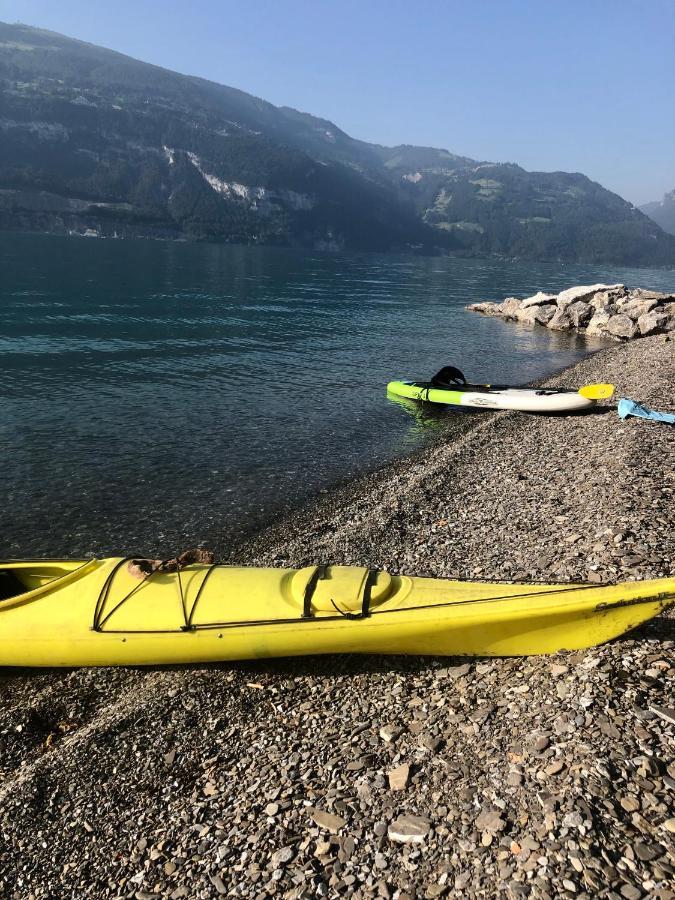 Апартаменты Privatzimmer Am Thunersee Лайссиген Экстерьер фото